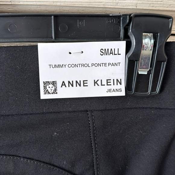 Anne Klein Tummy Control Black Ponte Pant - Picture 3 of 8